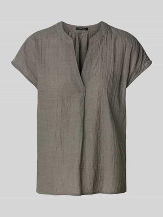 OPUS Blusenshirt mit V-Ausschnitt Modell Famita in Oliv, Gr&ouml;&szlig;e 36