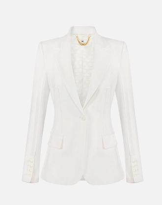 Elisabetta Franchi Raw Cut Jacket