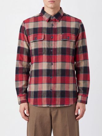 Filson Camicia a quadri in flanella di cotone con tasche applicate