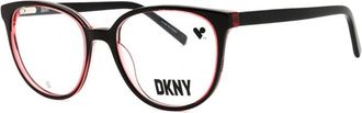 DKNY DK5059 001 Black/Coral Laminate 51mm