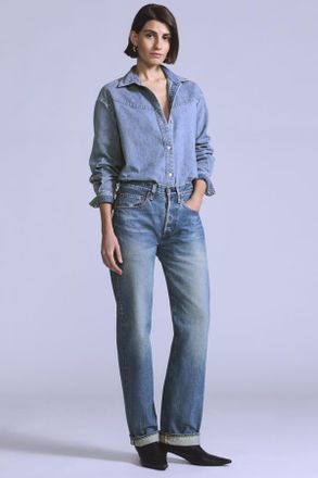 Levi's Jeans 501 anni 70 - Donna - 30X30 - Colorazione media / Lapis MIJ