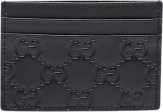 Gucci Pre-owned Wallets, female, Black, Size: ONE SIZE Pre-owned Card Holder