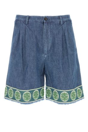 Valentino Garavani Denim Bermuda Shorts