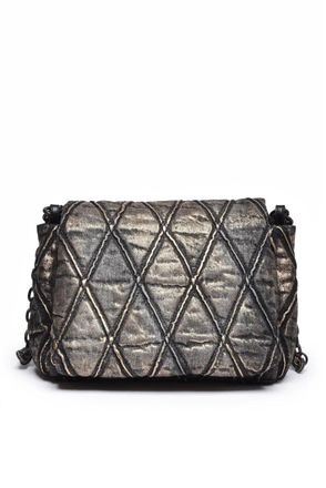 Diesel Womens Shoulder Bag - Black/Gold