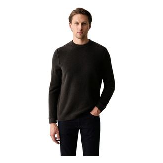 Marc O'Polo Boucl&eacute; Pullover - Heren - Truien - Groen - Maat: M Wol