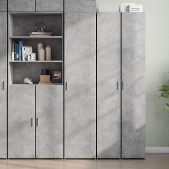 Berkfield Home Highboard Concrete Grey 40x42.5x185 cm Engineered Wood