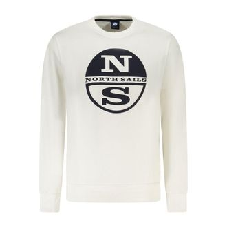 North Sails White Cotton Mens Mens Sweatshirt