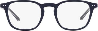 Polo Ralph Lauren Rectangle Full Rim Eyeglasses - Navy