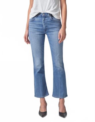 Citizens Of Humanity Isola Cropped Bootcut Jeans In Splendor