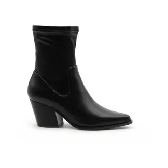 Steve Madden Cowboy Boots, female, Black, Size: 7 1/2 US Head On Ankle Bootie