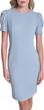 DKNY Puff Sleeve Sheath Dress in Serene at Nordstrom Rack, Size 12