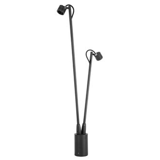 Forlight Forlight Fint - Baliza De Exterior Led 3.5w Y 125lm Con Luz C&aacute;lida 3000k. Estructura De Aluminio. Uso Interior Ip54. Color Negro
