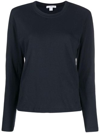 James Perse T-shirt a maniche lunghe - Blu