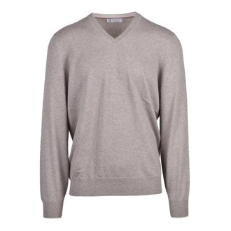 Brunello Cucinelli Heren, Truien, Beige, Maat: XL Kasjmier