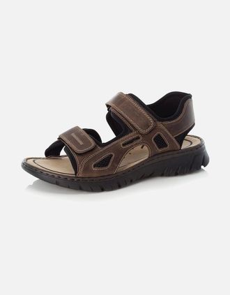 Rieker Mens Rieker mens 26761-26 brown walking sandal - Size: 12