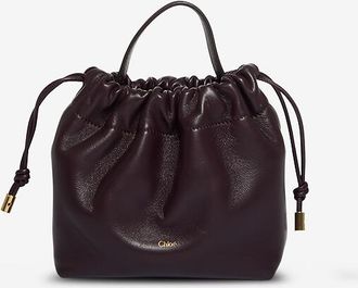 Chlo&eacute; Glatte Nappa-Ledertasche mit Schultertragriemen Icons