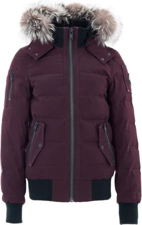 Moose Knuckles Piumino Bomber - Dames - Winterjassen - Paars - S - Katoen - Jassen