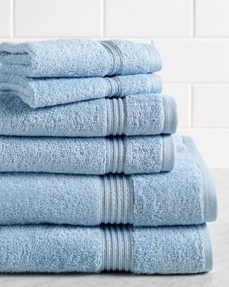Superior Solid Soft 6pc Absorbent Egyptian Cotton Towel Set
