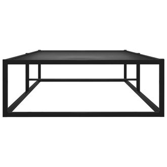 Berkfield Home Elegant Bed Frame Black Metal 90x200 cm
