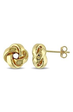 Delmar Love Knot Stud Earrings in Gold at Nordstrom Rack