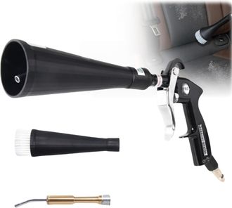 OEM Pistola De Limpieza Para Interiores De Autom&oacute;viles - Pistola Sopladora De Alta Presi&oacute;n Con 2 Boquillas - Limpia Y Seca R&aacute;pidamente Las Superficies Del