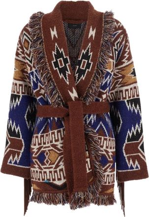Alanui The Amazing Journey Cardigan - Dames - Vesten - Veelkleurig - M - Truien & Vesten