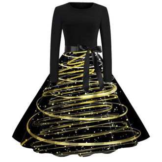 Generic Christmas Dresses for Women Christmas Party Dresses Evening Dresses for Women UK Ladies Christmas Dress Wedding Prom Elegant Dresses Swing Mini Dresss