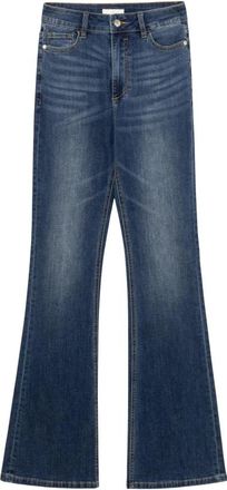 Gianni Lupo Miranda Flare Jeans - Dames - Flared Jeans - Blauw - W32 - Denim - Jeans