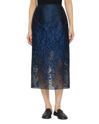 Lafayette 148 New York Straight Midi Skirt