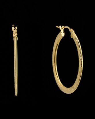 Italian Gold, Inc 18K Italian Gold Polished Oval Hoops