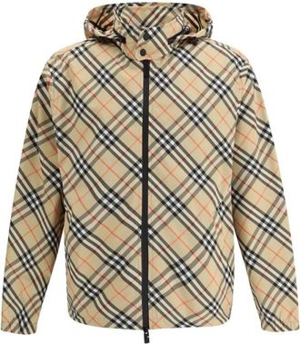 Burberry The Check Jacket - Heren - Zomerjassen - Veelkleurig - XL - Polyester - Jassen