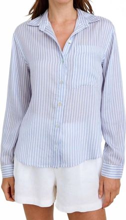 Bella Dahl Split Back Button Down In Provence