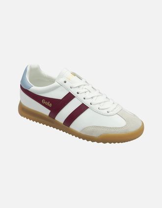 Gola Womens Torpedo Leather Womens Trainers - White - Size: 7