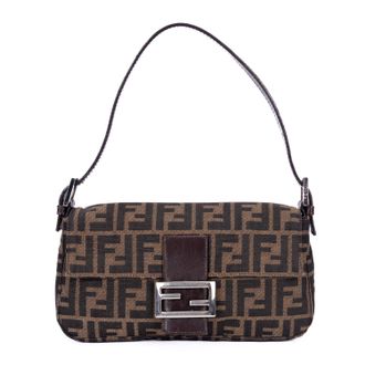 Fendi Small Fold Over Baguette Small schoudertas