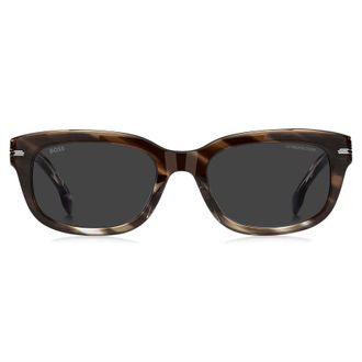 HUGO BOSS Zonnebrillen voor heren met schildpadpatroon (Bruin)