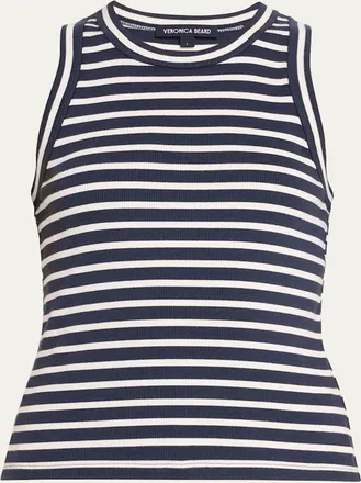 Veronica Beard Jordyn Stripe Tank Top