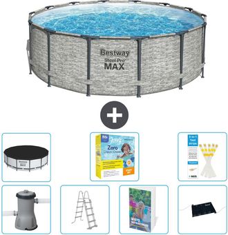 Bestway Piscina Bestway Steel Pro Max Redonda - 427x122 Cm - 8-piezas S582