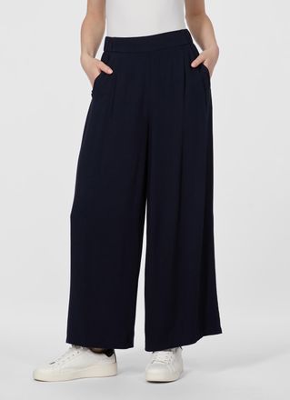 Ragwear Schlupfhose RAGWEAR LOGGAN, Damen, Gr. XXL, N-Gr, navy, Web, Obermaterial: 100% Viskose, unifarben, kn&ouml;chellang, Hosen Schlupfhose, reine Viskose und 