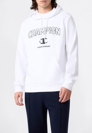 Champion Kapuzensweatshirt CHAMPION Graphic Terry Hoodie, Herren, Gr. XXL, wht, Obermaterial: 55% Baumwolle, 45% Polyester, normal, Rundhals, Sweatshirts Kapuz