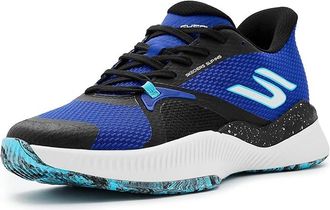 Skechers Tennis Shoe Hands Free Slip-ins Skechers State Champ Sneaker Mens Running Shoes Black/Blue : 10.5 D - Medium, Rubber