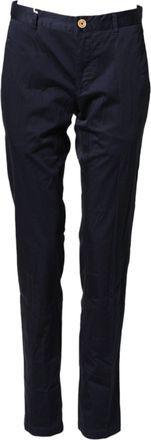 Domenico Tagliente Dark Blue Cotton Skinny Men Trouser Mens Pants (Pre-Owned)