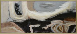 Harp & Finial Alick Framed Canvas Art With 1.5In Frame