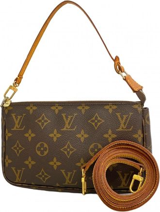 Louis Vuitton Brown Pouch (Pre-Owned)