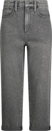 Liu Jo Stijlvolle Zwarte en Zilveren Jeans - Dames - Regular Fit Jeans - Zwart - W27 - Katoen - Jeans