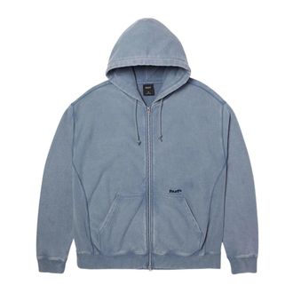 HUF Pacific Wash FZ Hoodie - Heren - Vesten met rits - Blauw - S - Katoen - Hoodies & sweatvesten
