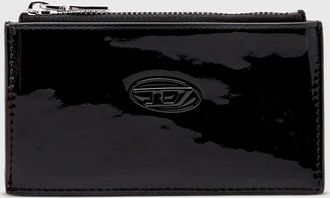 Diesel Card holder with glossy finish - Card cases - Woman - Black
