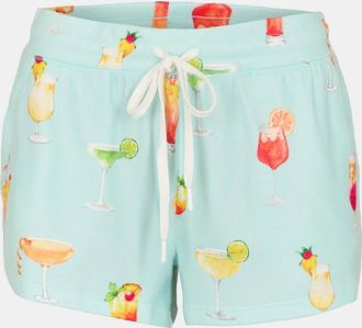 PJ Salvage Womens Salvage Lets Drink About It Shorts - Lantikblau - Size: 16 xl