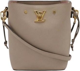 Louis Vuitton Pre-owned Nano Lockme Bucket Bag - Pre-owned - Mujer - Beige - ONE SIZE
