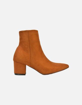 XY London Womens XY London Womens/Ladies Ayda Pointed Ankle Boots - Brown - Size: 3