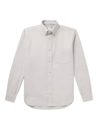 Eleventy buttoned chest-pocket shirt - Grey